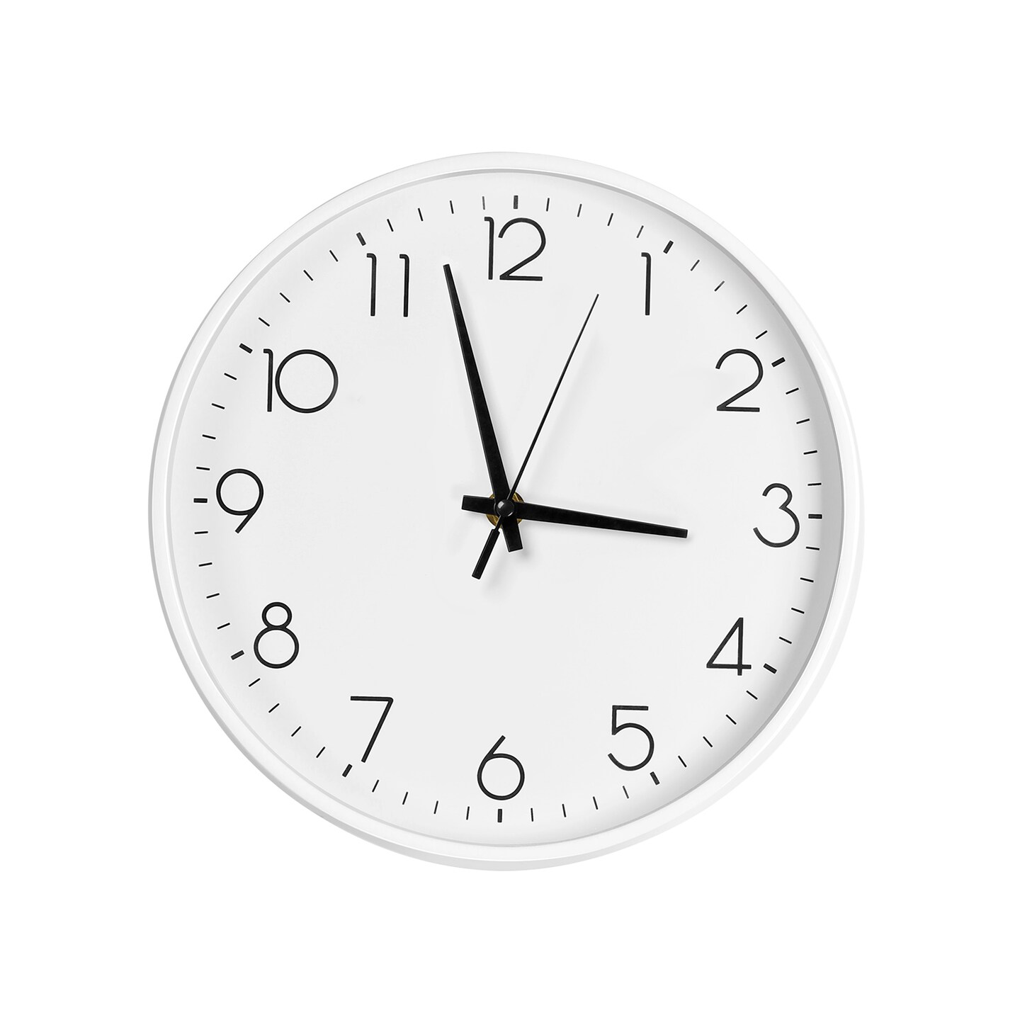 Modern 9.8-Inch Silent Wall Clock – Minimalist Design, Battery Operated