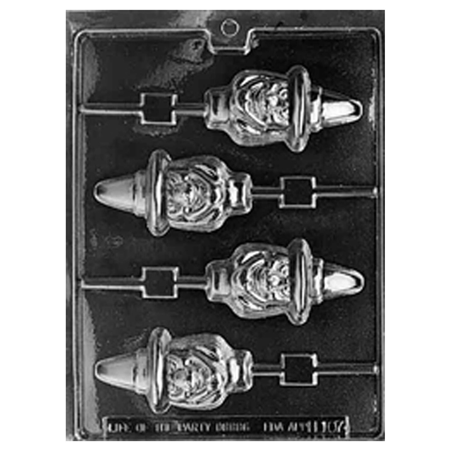 Ugly Witch Lollipop Chocolate Mold for Spooky Halloween Treats