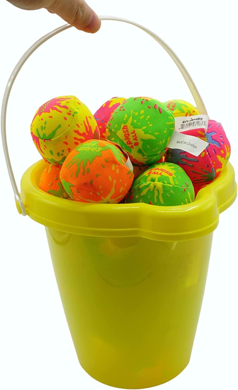 4E&#x27;s Novelty 6 Pack Beach Buckets with Shovels Bulk &#x2013; 7.5&#x22; Sand Buckets &#x26; Shovels for Sand &#x26; Outdoor Play