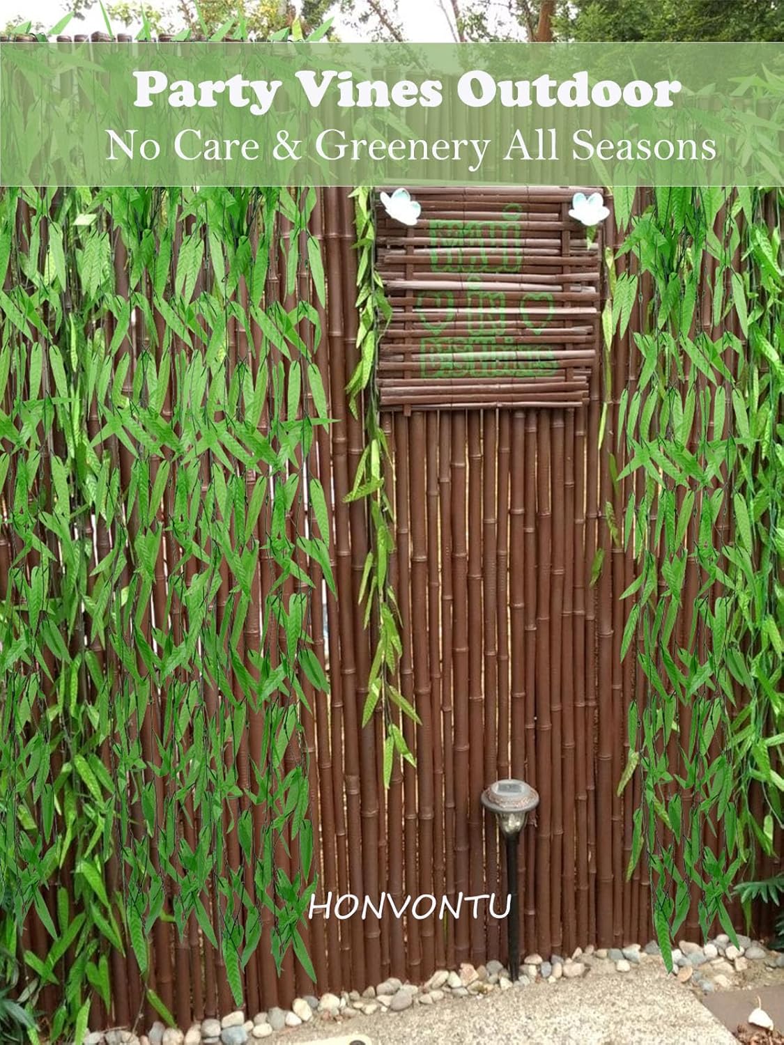 100 pcs 600 Ft Artificial Ivy Vines for Home, Party & Wedding Decor