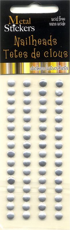 Silver 5mm Nailhead Strips