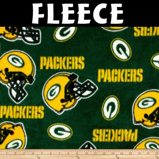 Licensed NFL Green Bay Packers Fleece 6322-D Fabric by the Yard