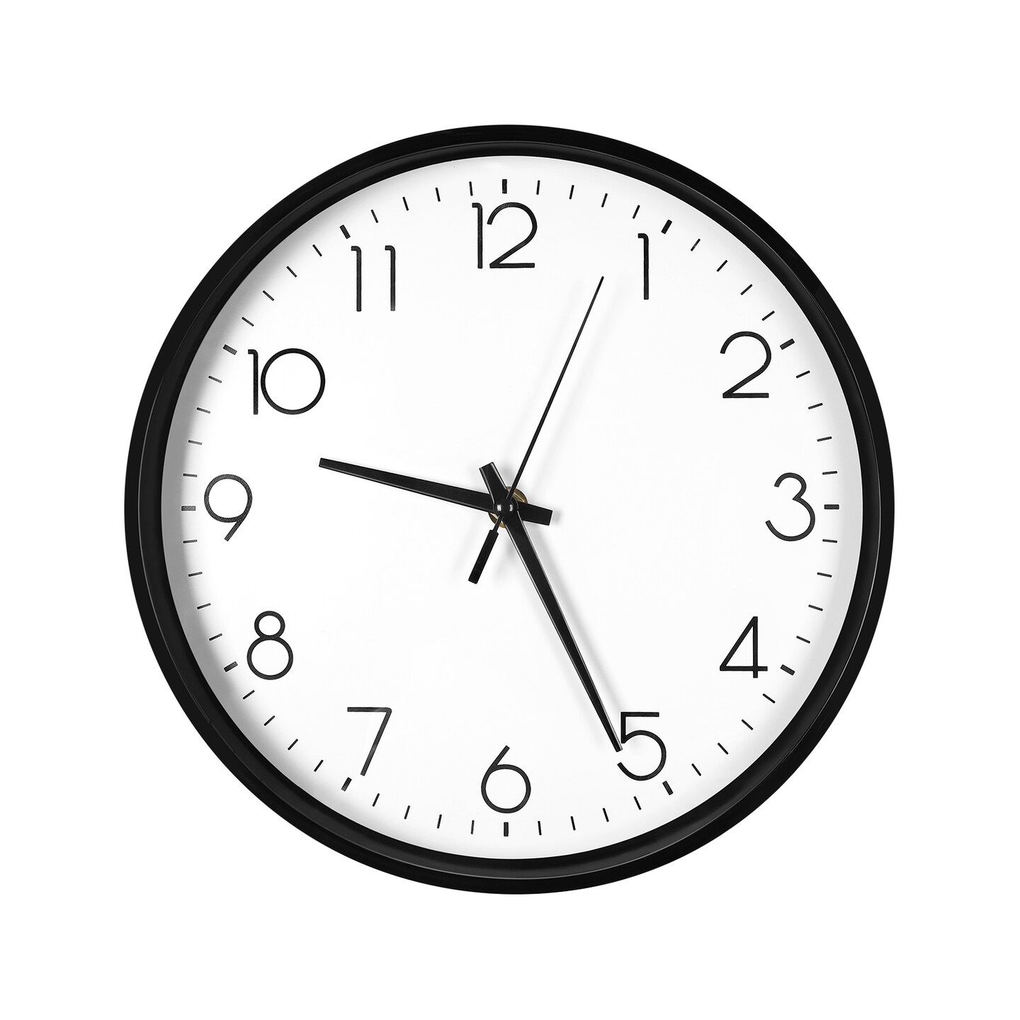 Modern 9.8-Inch Silent Wall Clock – Minimalist Design, Battery Operated
