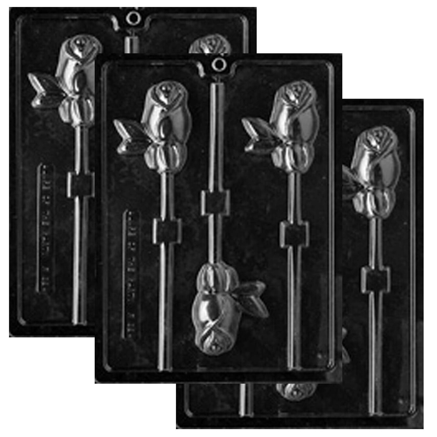 3D Rose Lolly Chocolate Mold