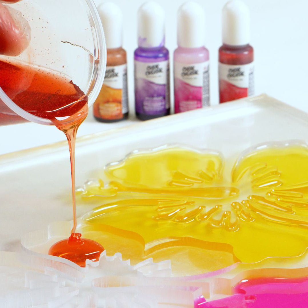 Color Creator Premier Gift Pack 20 Piece Set - (Ten 0.33floz Alcohol Inks, Five 10g Mica Powders, Five 10g Fine Glitters)