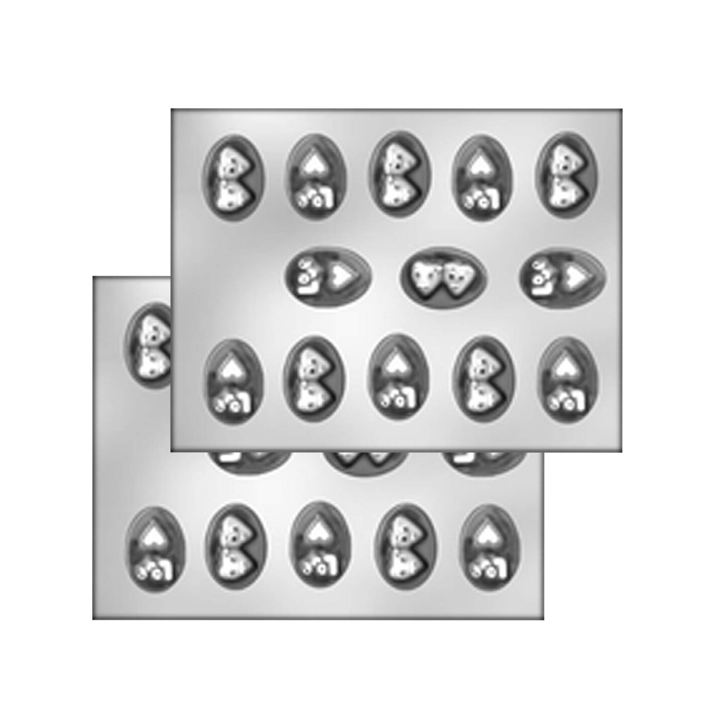 Lay-On Spoon Assortment Mint Chocolate Mold