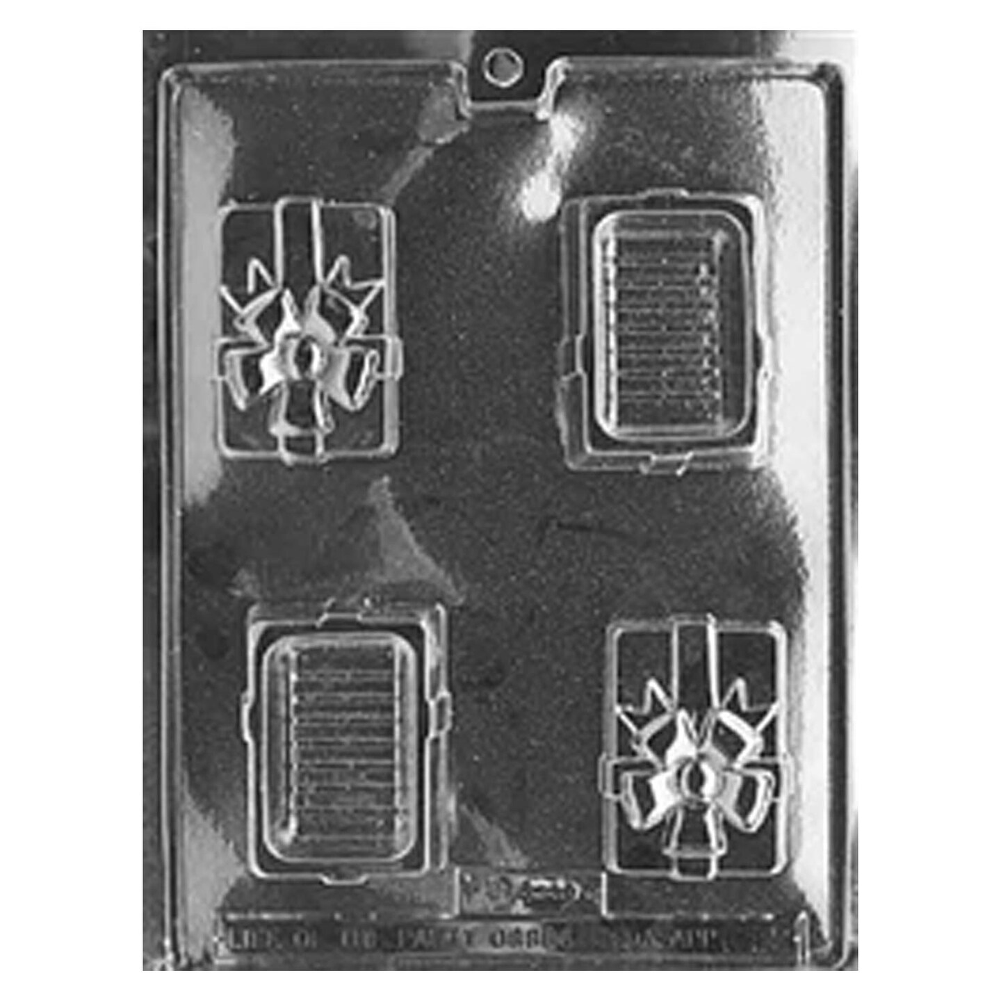 Small Gift Box with Bow Chocolate Mold for Elegant Creations