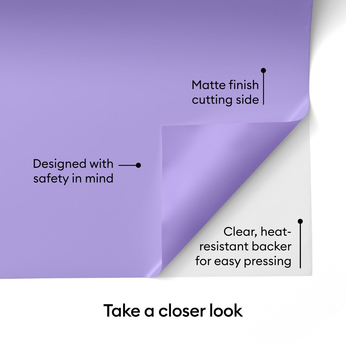 Cricut Value Iron-On Roll- Lilac Heat Transfer Vinyl 12 in x 20 ft