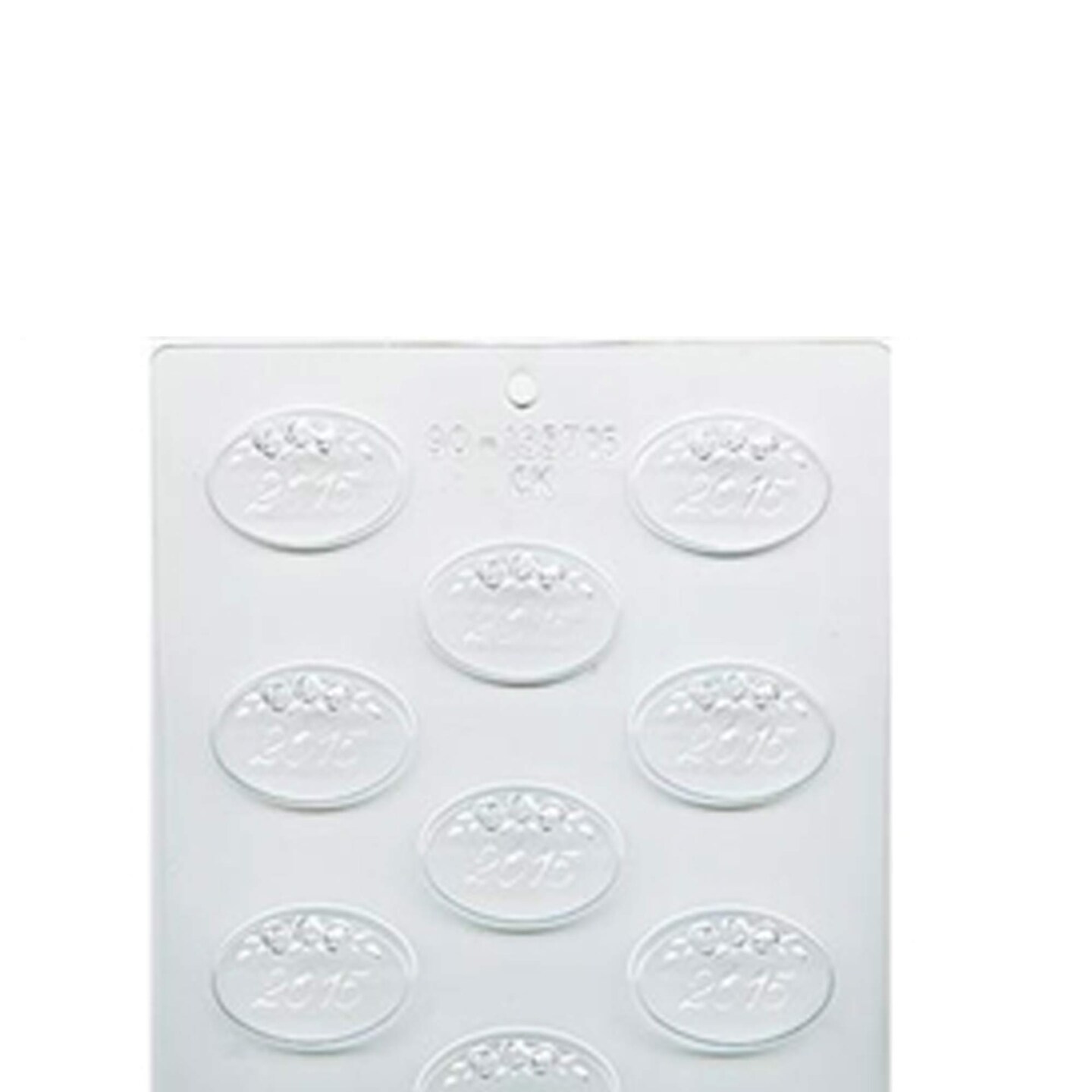 Oval Roses 2015 Mint Chocolate Mold for Special Events