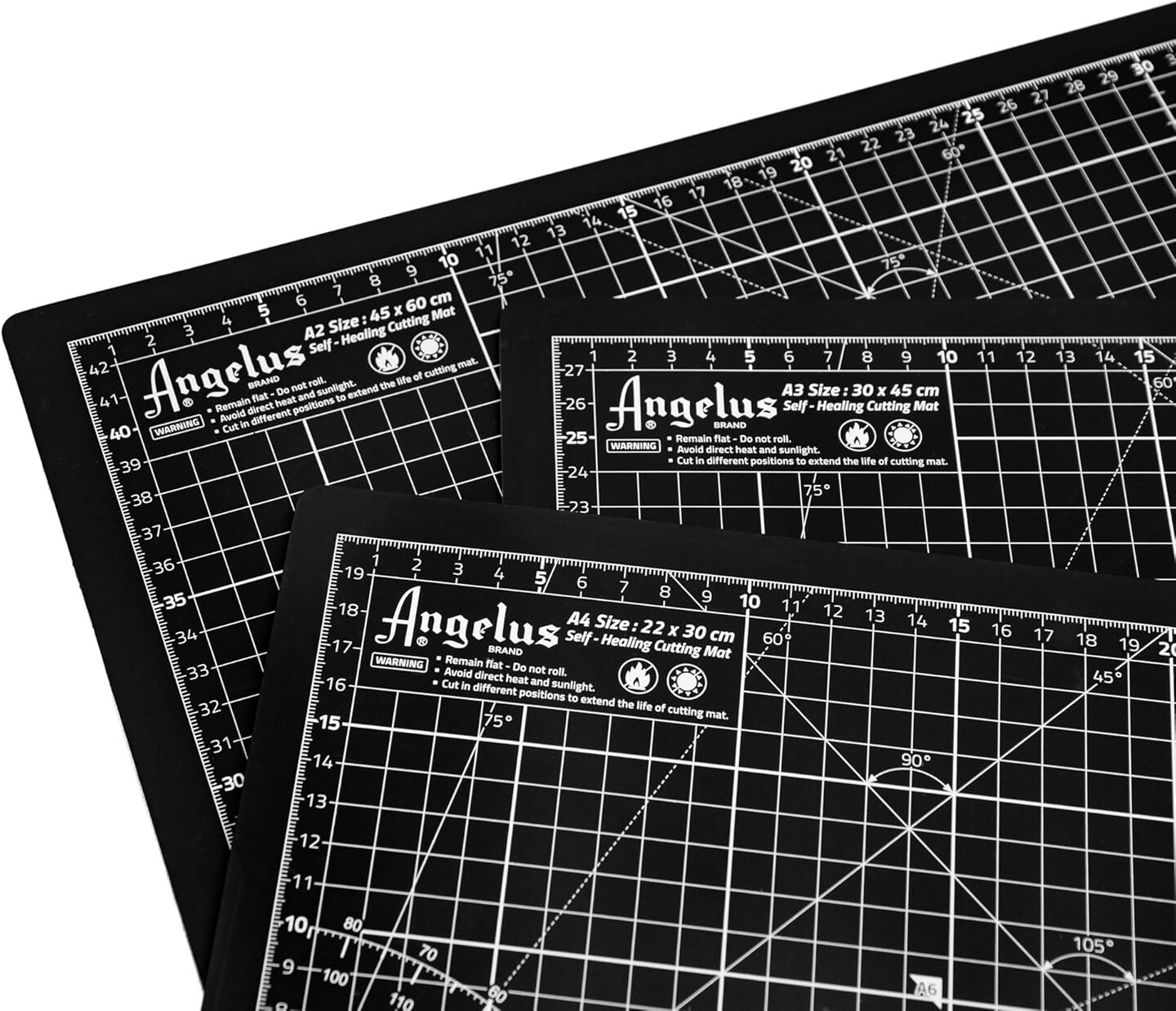 Self-Healing Cutting Mat, Double Sided, Non-Slip, Durable, Scratch-Resistant Rotary Cutting Board for Leather, Craft, Fabric, Quilting, Sewing, Scrapbooking Projects (12&#x22; x 18&#x22;)