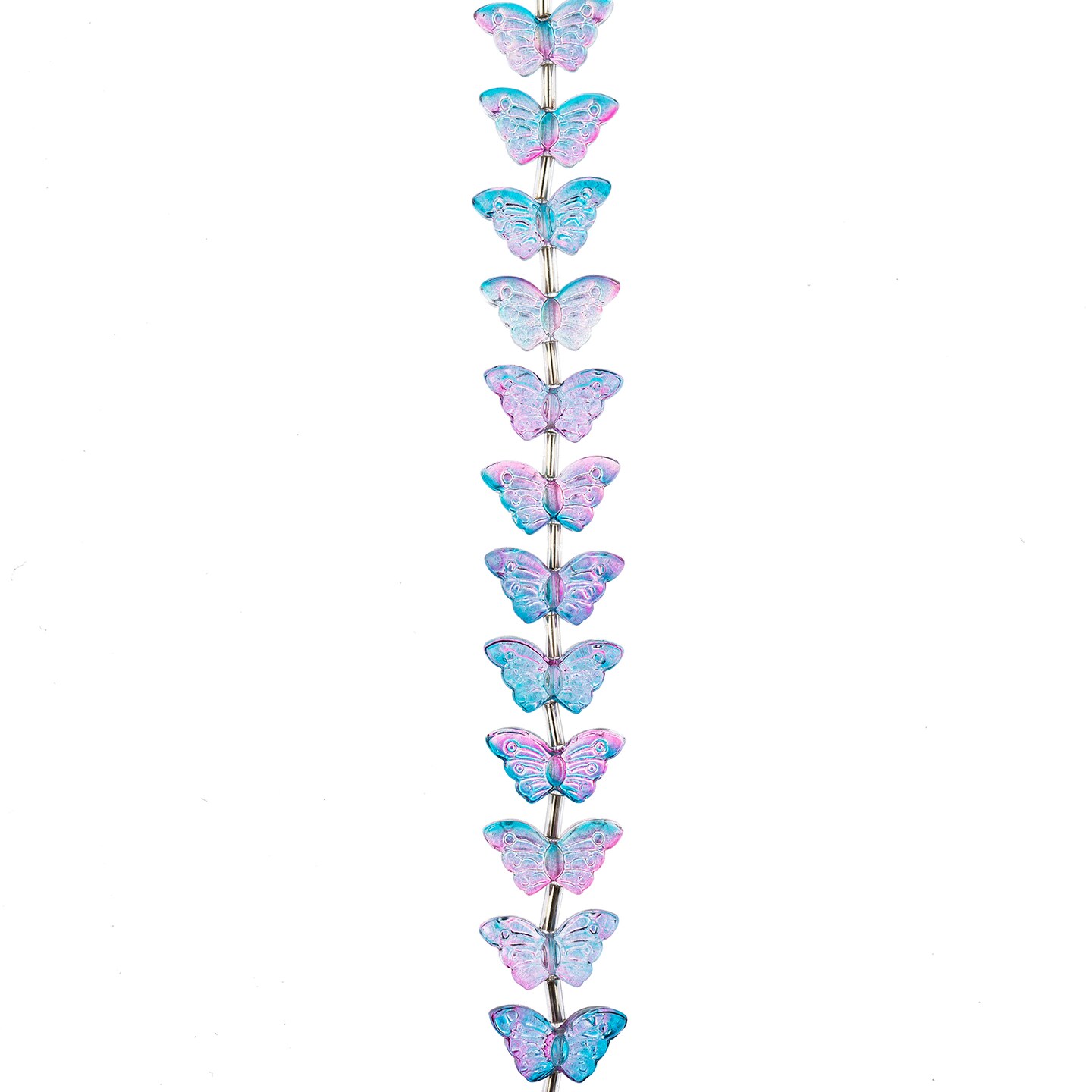 Crystal Lane DIY Glass Spring Garden 7in Bead Strand
