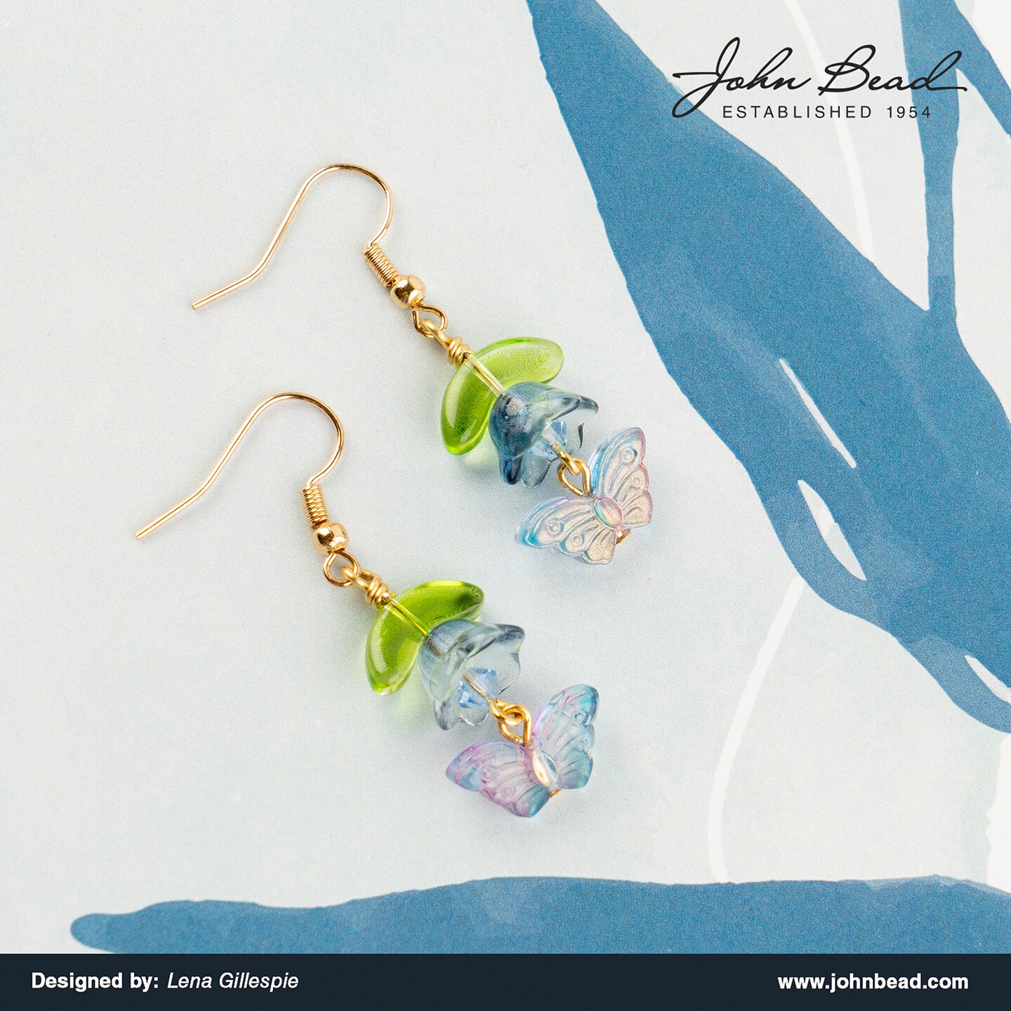 Crystal Lane DIY Glass Spring Garden 7in Bead Strand