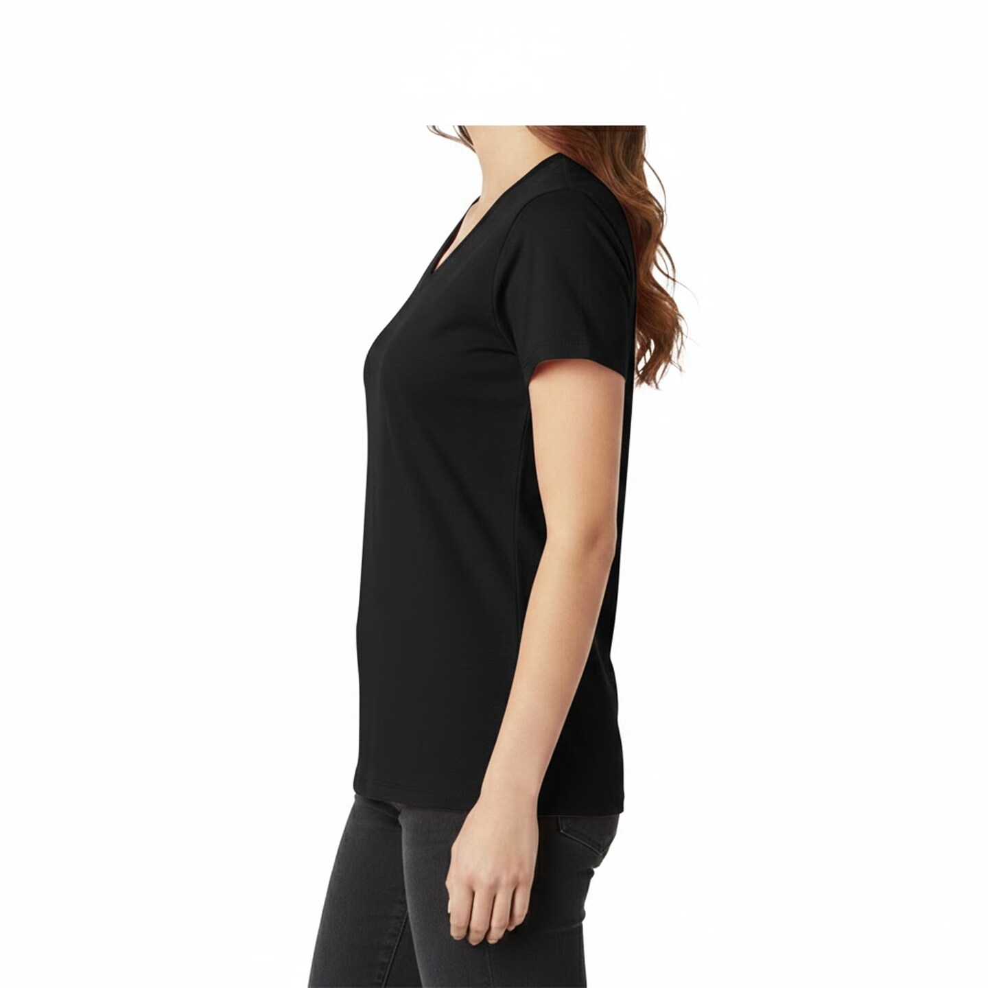 Gildan Women’s Heavy Cotton V-Neck Blank Craft T-Shirt – Cricut & Paint Ready