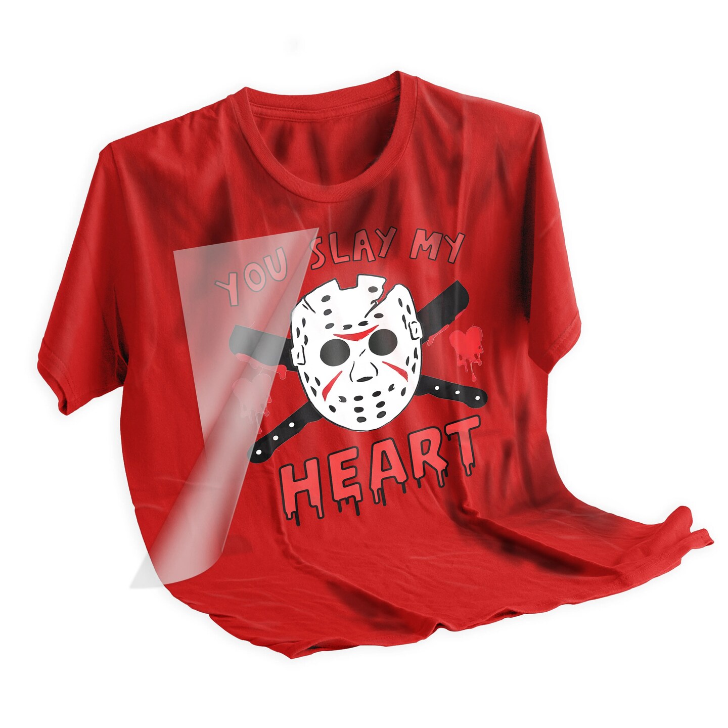 Valentine DTF Transfer - You Slay My Heart Horror Ready To Press