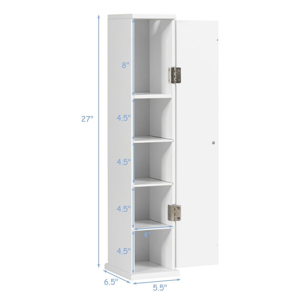Floor Cabinet for Toilet Tissue Storage and Bathroom Essentials