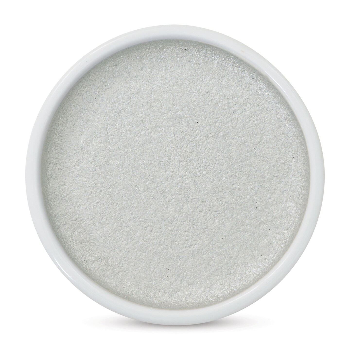 Yasutomo Traditional Japanese Watercolor Pan - Metallic Silver, 2-1/4" Dia