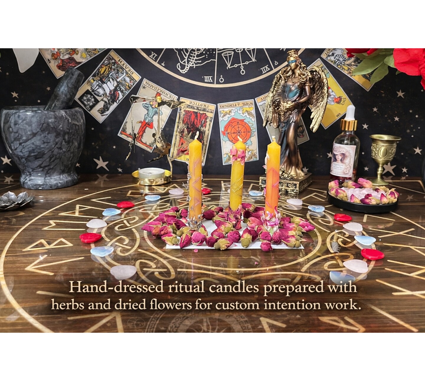 Custom Intention Dressed Ritual Candle, Choose Your Intention - Love ...