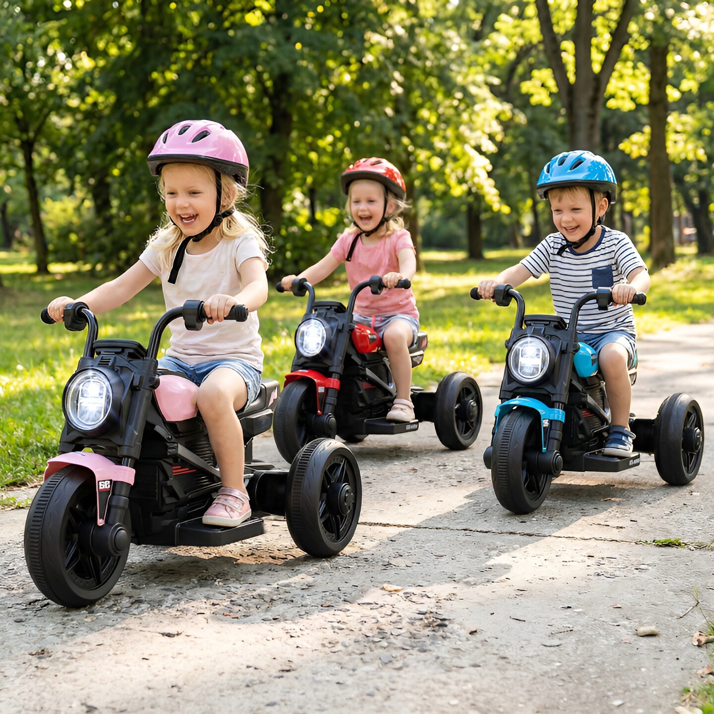 6V Kids Ride-On Motorcycle with Headlight, Music for kids 3–5