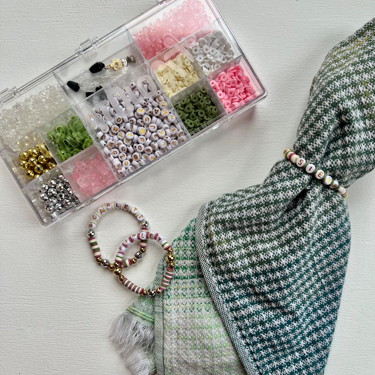 Kids Club: Personalized Beaded Napkin Rings