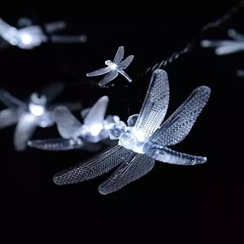 Edge Collections – Solar Powered Dragonfly LED Light String – 1 Piece