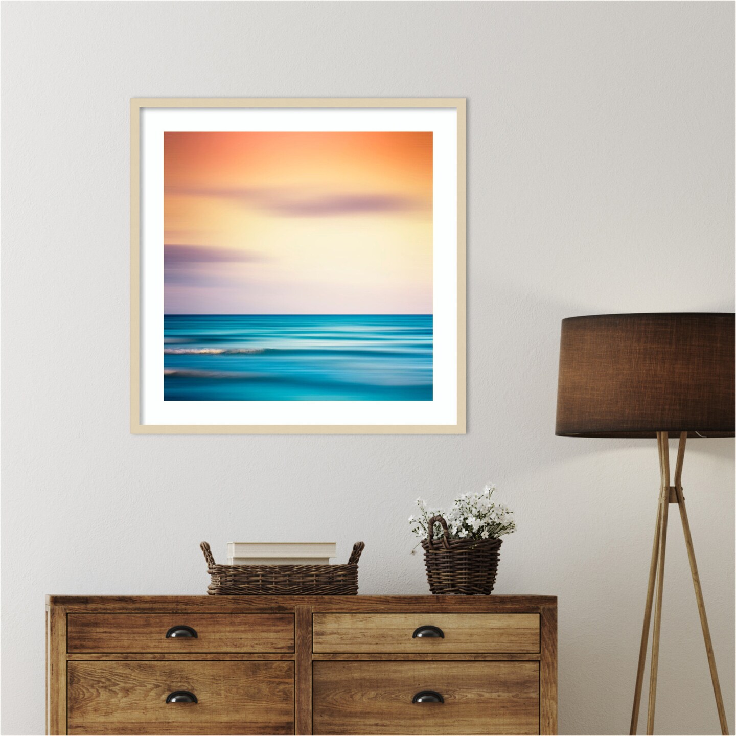 Sunset Shimmer by Dirk Wustenhagen Wood Framed Wall Art Print
