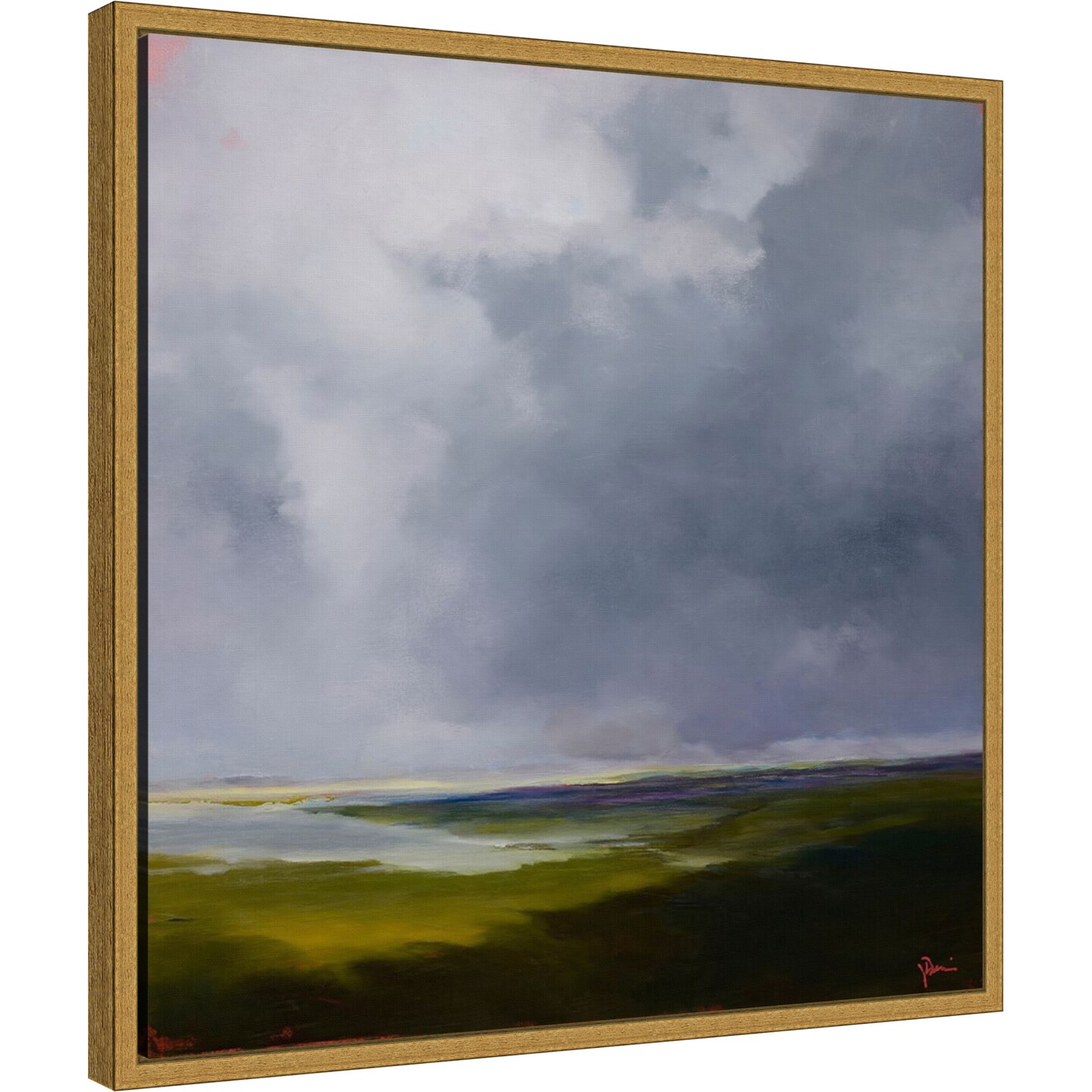 The Green by Patrick Dennis Framed Canvas Wall Art