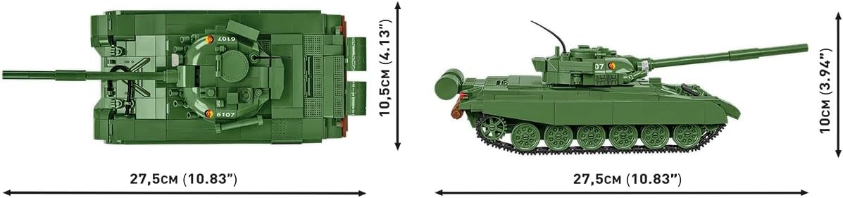 COBI Armed Forces T-72 (East Germany/Soviet) Tank