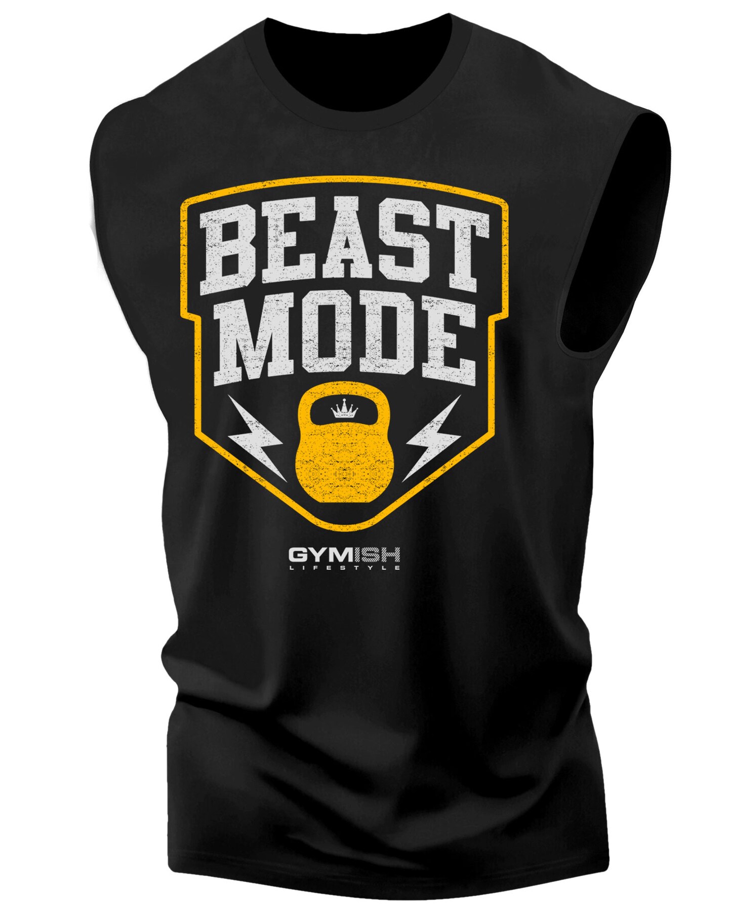 007. Beast Mode Funny Motivational Workout Gym T-Shirt for Men - image72