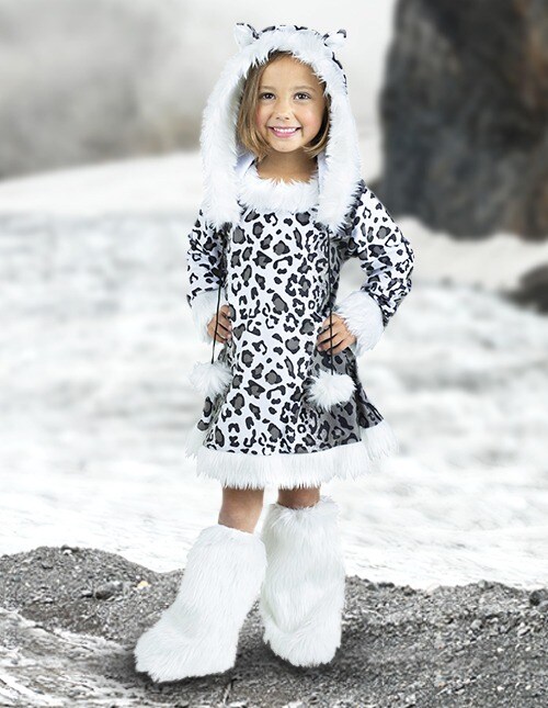 Girl&#x27;s Snow Leopard Costume