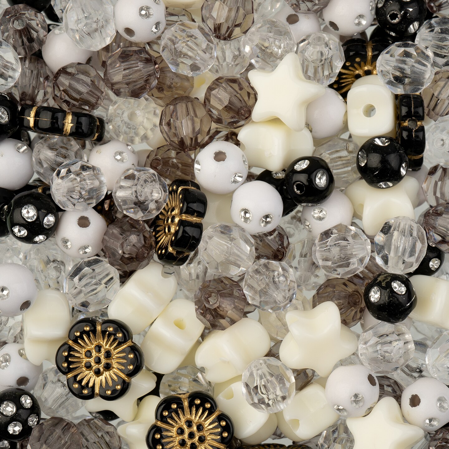 John Bead 8mm Star Mix Plastic Craft Beads, 260ct.