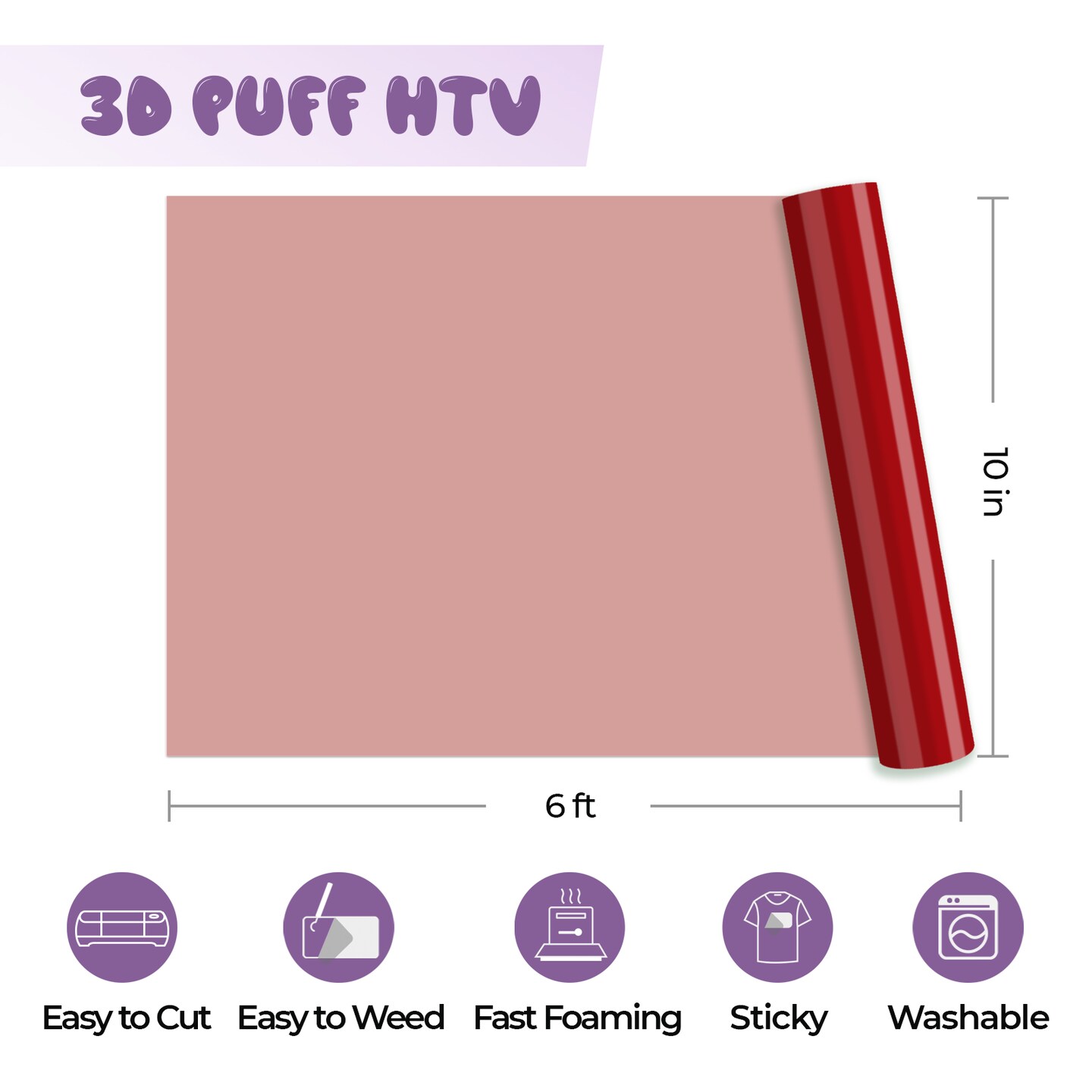 Puff Heat Transfer Vinyl