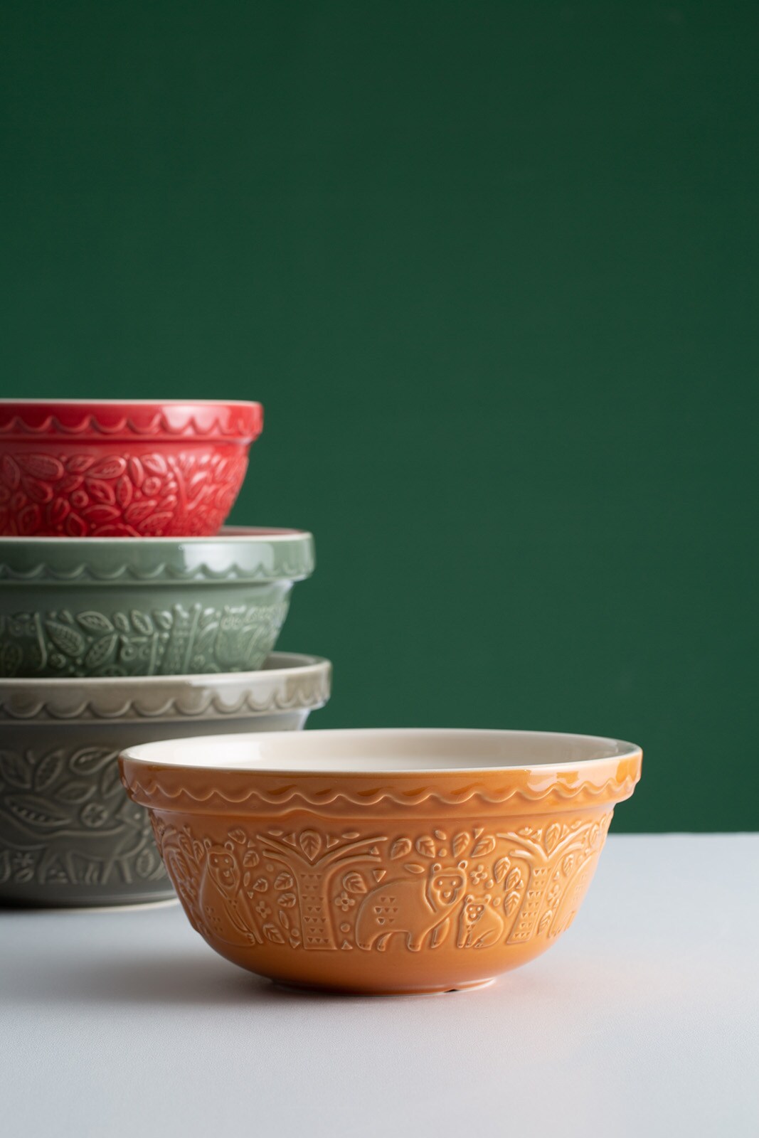 Mason Cash In The Forest Size 12, Size 18, Size 24, Size 30 Mixing Bowl Set of 4