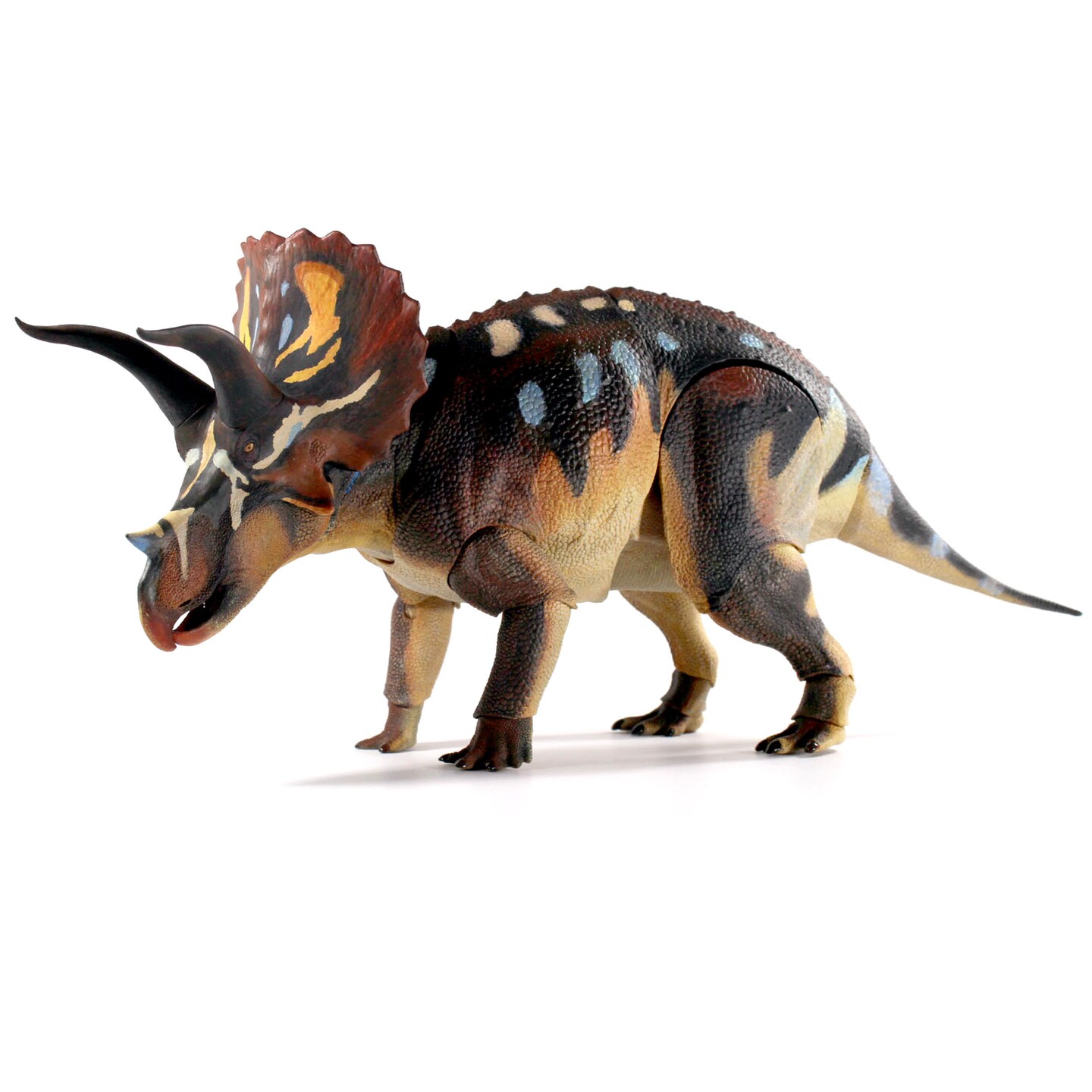 Beasts Of The Mesozoic: Triceratops Horridus Adult - 1/18th Scale Dinosaur Action Figure- 18" Articulated Collectible Miniature, Hand-Painted