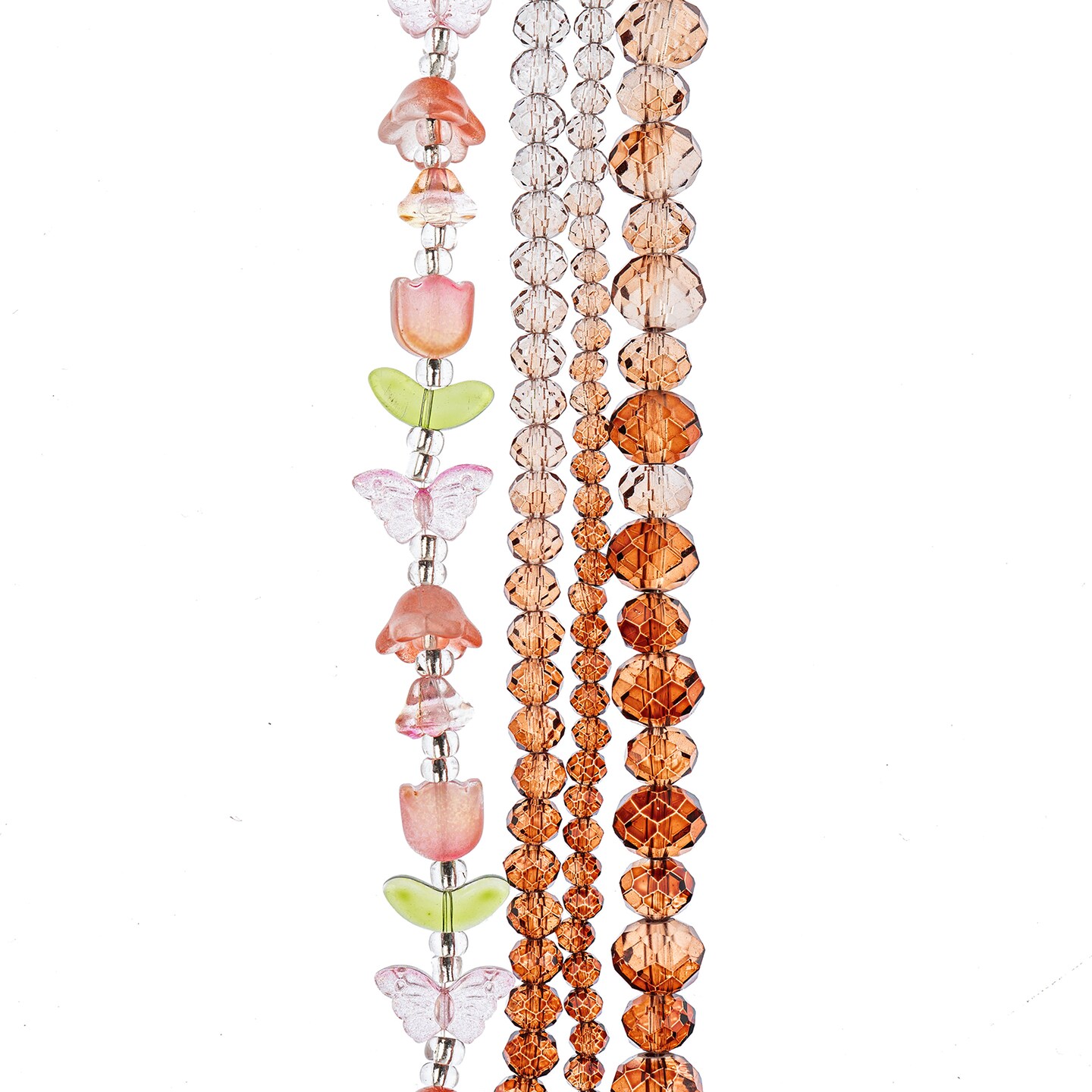 Crystal Lane DIY Glass Garden 7in Mixed Bead Strands