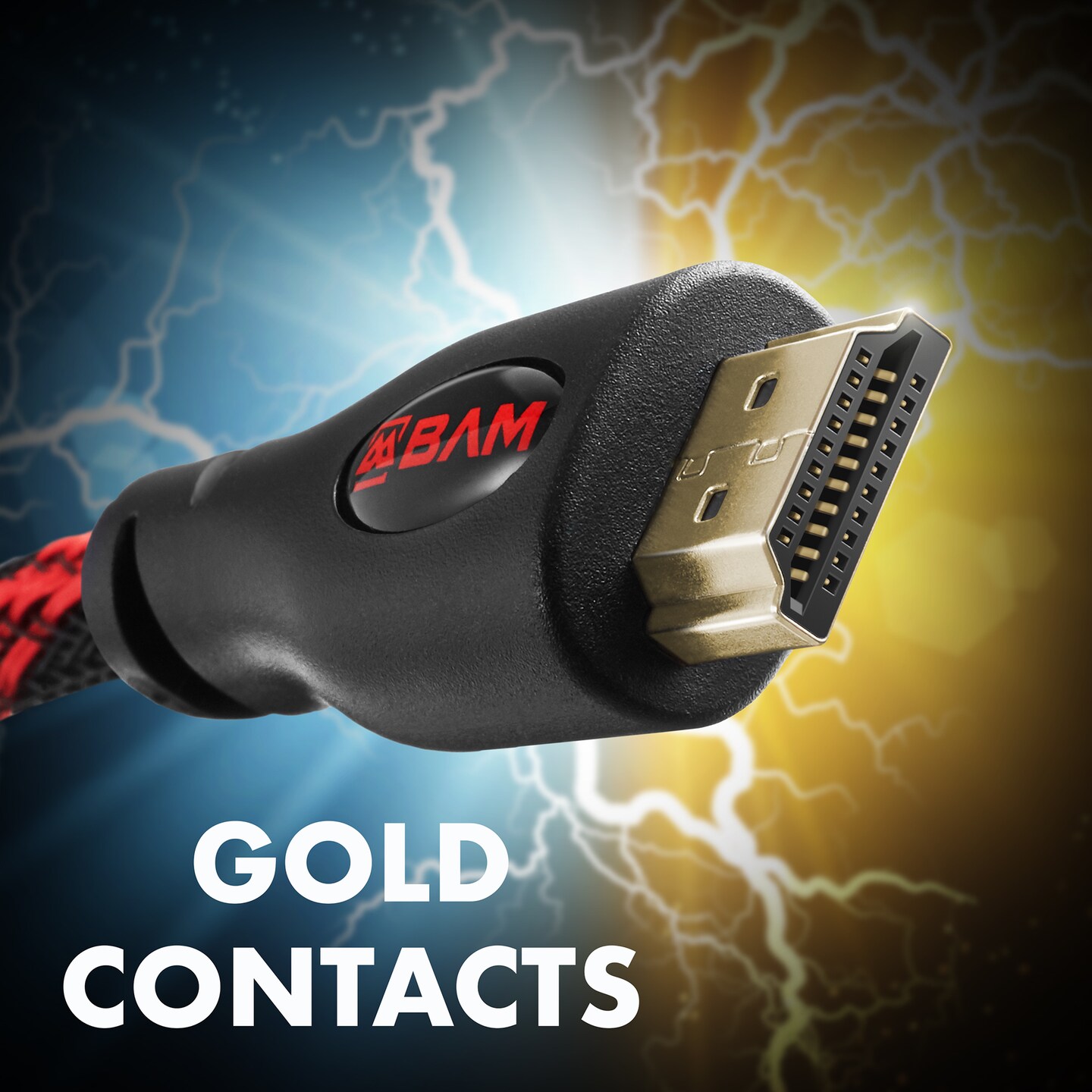 BAM 3 Pack High Speed 4K HDMI Cables