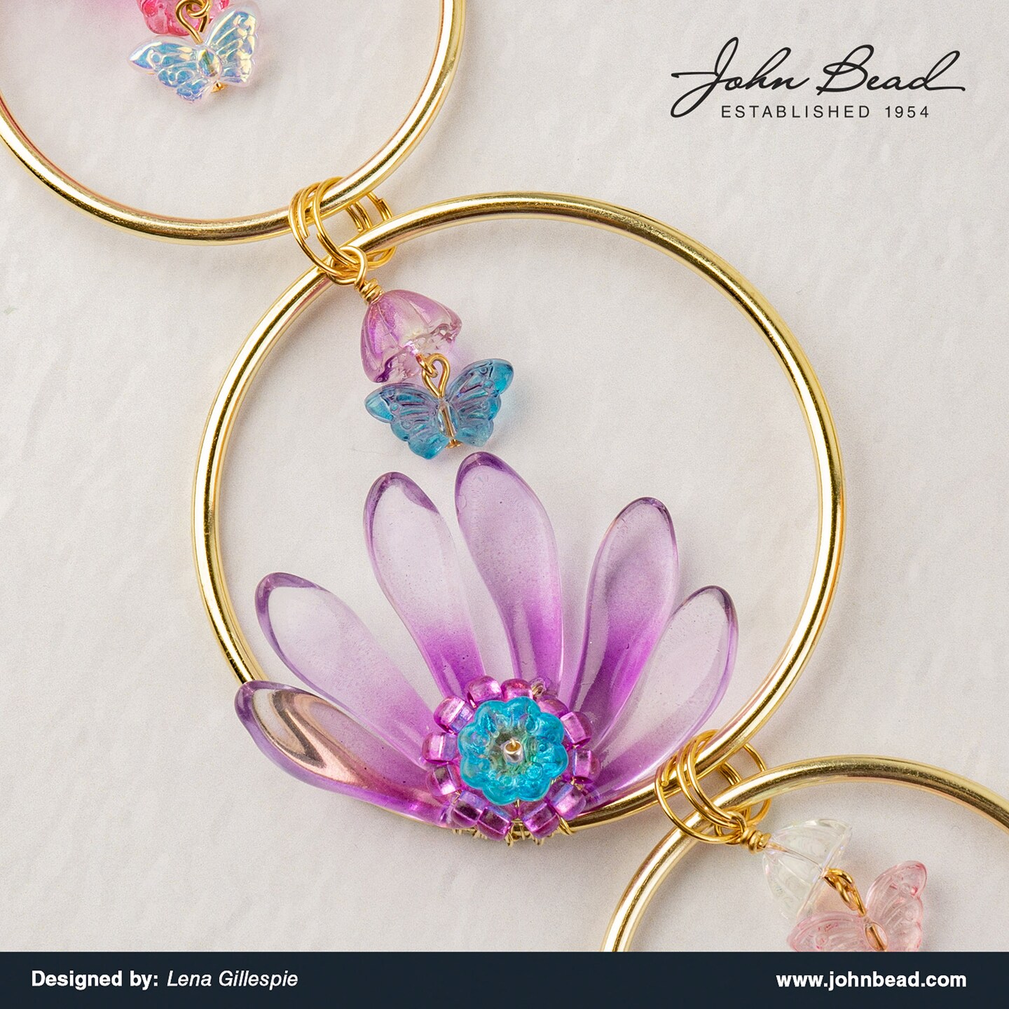 Crystal Lane DIY Glass Garden 7in Crystal AB Teardrop Leaf Bead Strand, 23pcs