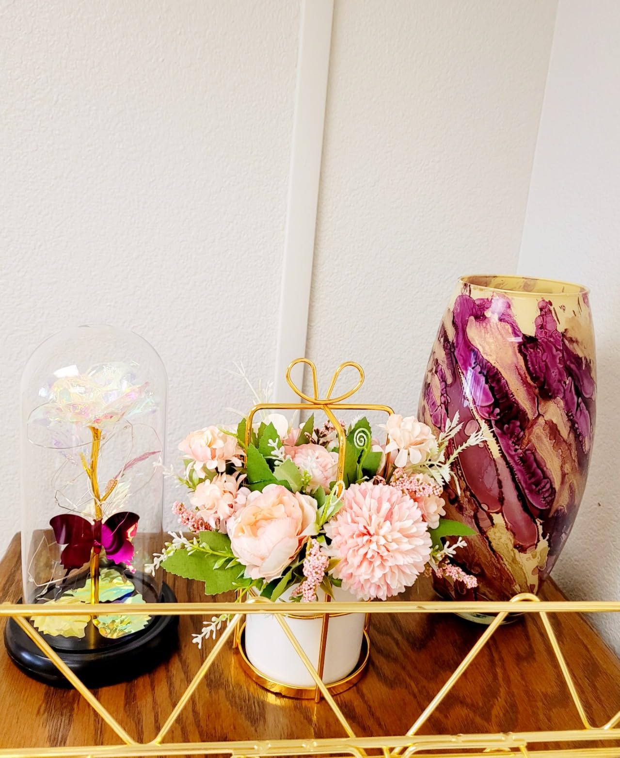 Fake Artificial Flowers in Vase Faux Peony Silk Hydrangea Flower Centerpieces D&#xE9;cor for Wedding Table Decoration