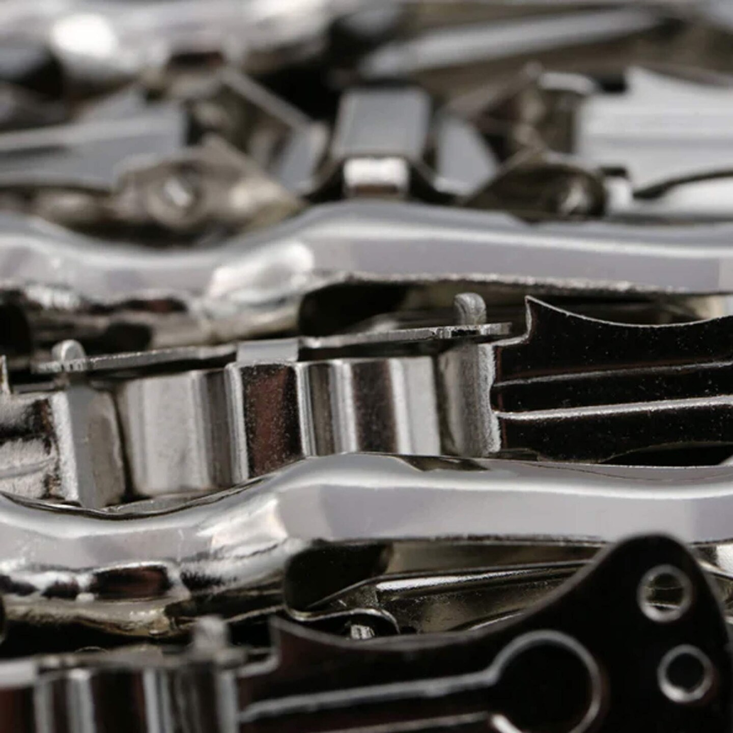 2 Pieces 2.75&#x22; Silver Bow Tie Clips for Pre Tied Bowties and DIY Accessories