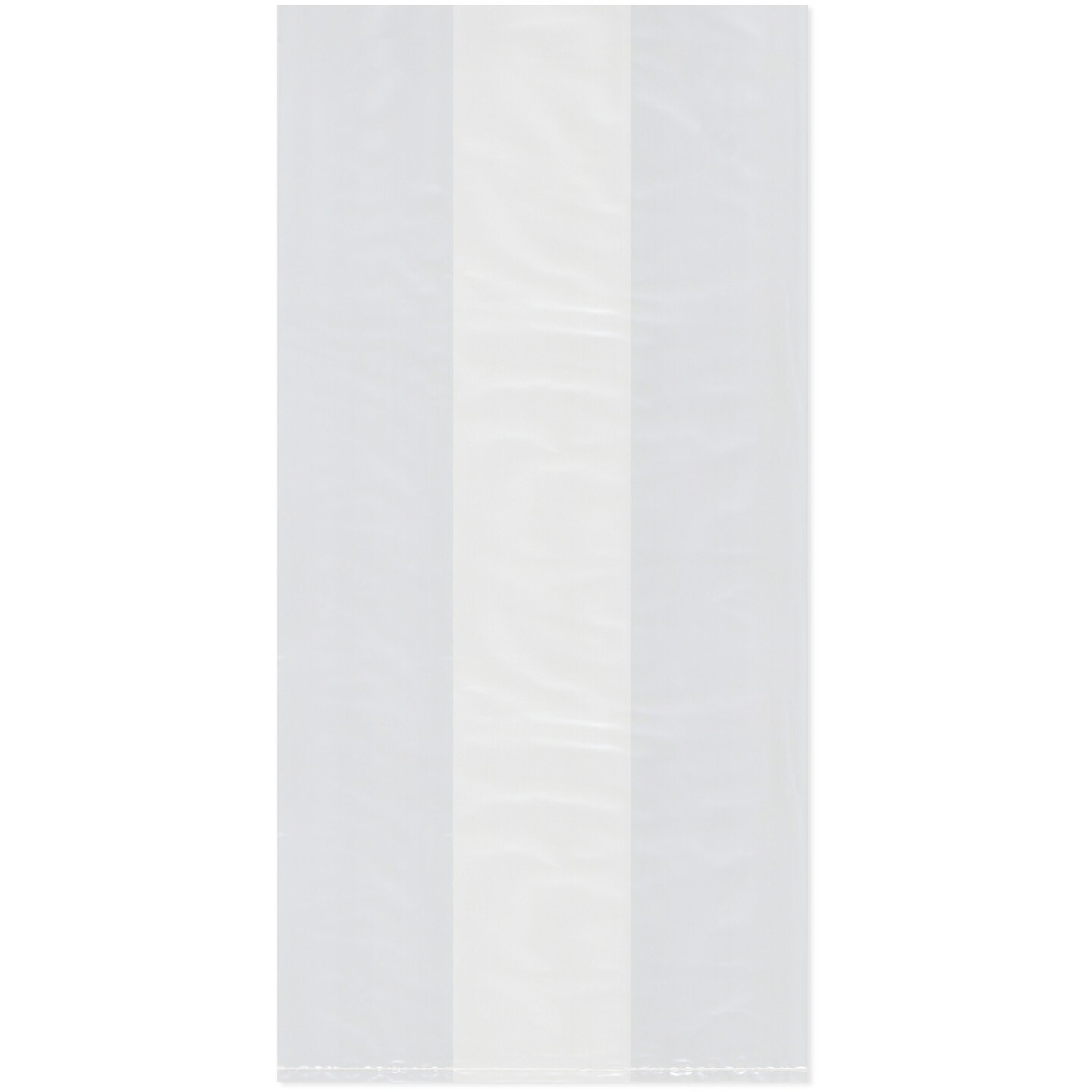 Plymor 12" x 8" x 24" (Pack of 100), 3 Mil Gusseted Plastic Bags