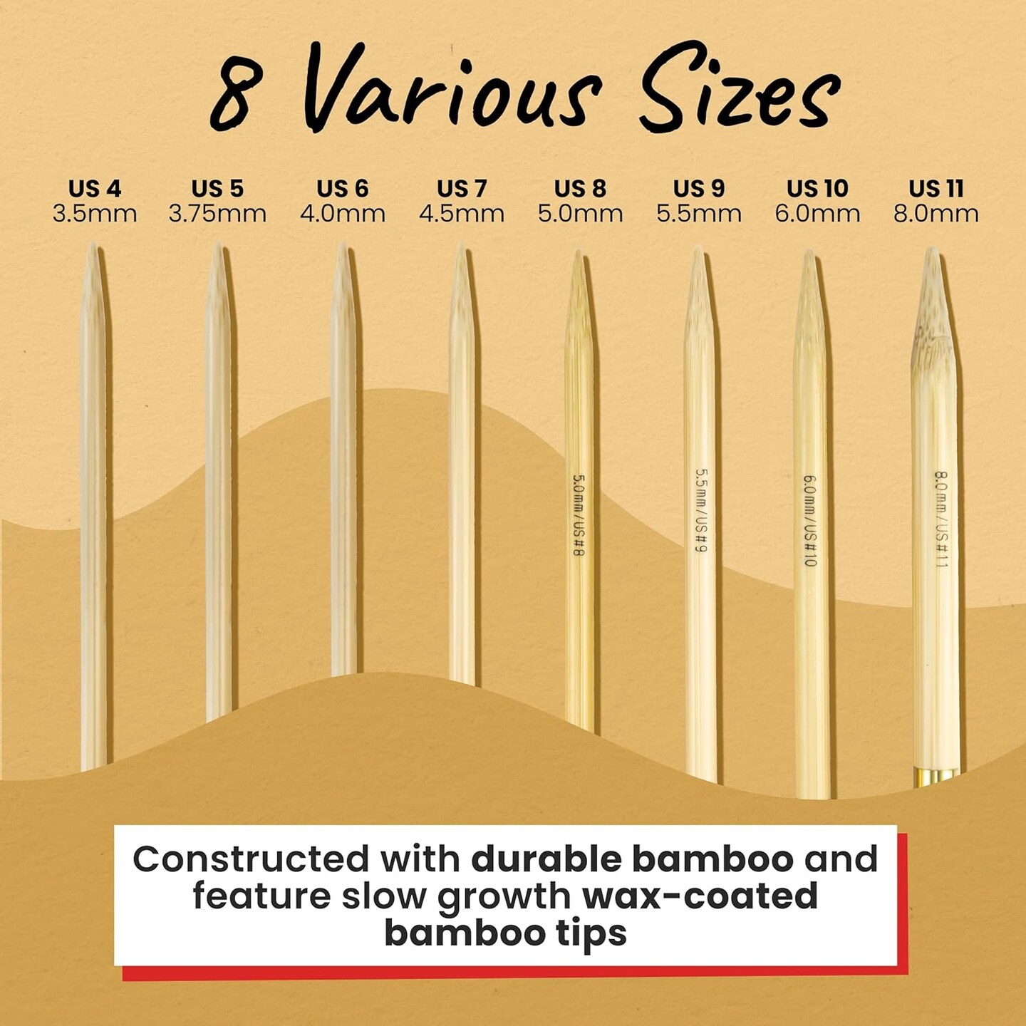 Skacel by Addi AddiClick Bamboo Interchangeable Circular Knitting Needle Set