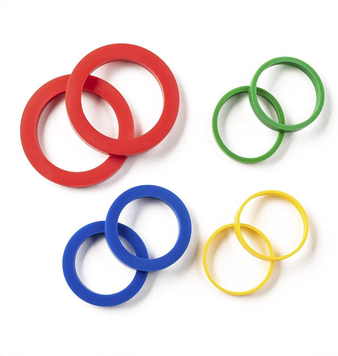 Mrs. Anderson's Baking Silicone Rolling Pin Rings - 8 Piece Set