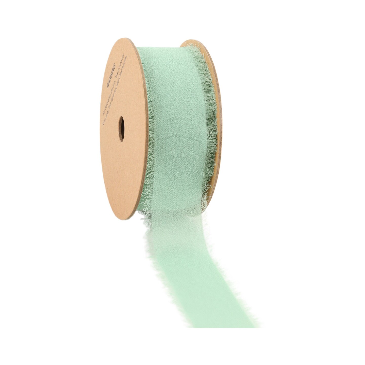 LaRibbons 1 1/2&#x22; Frayed Edge Chiffon Ribbon | 10 Yard Roll