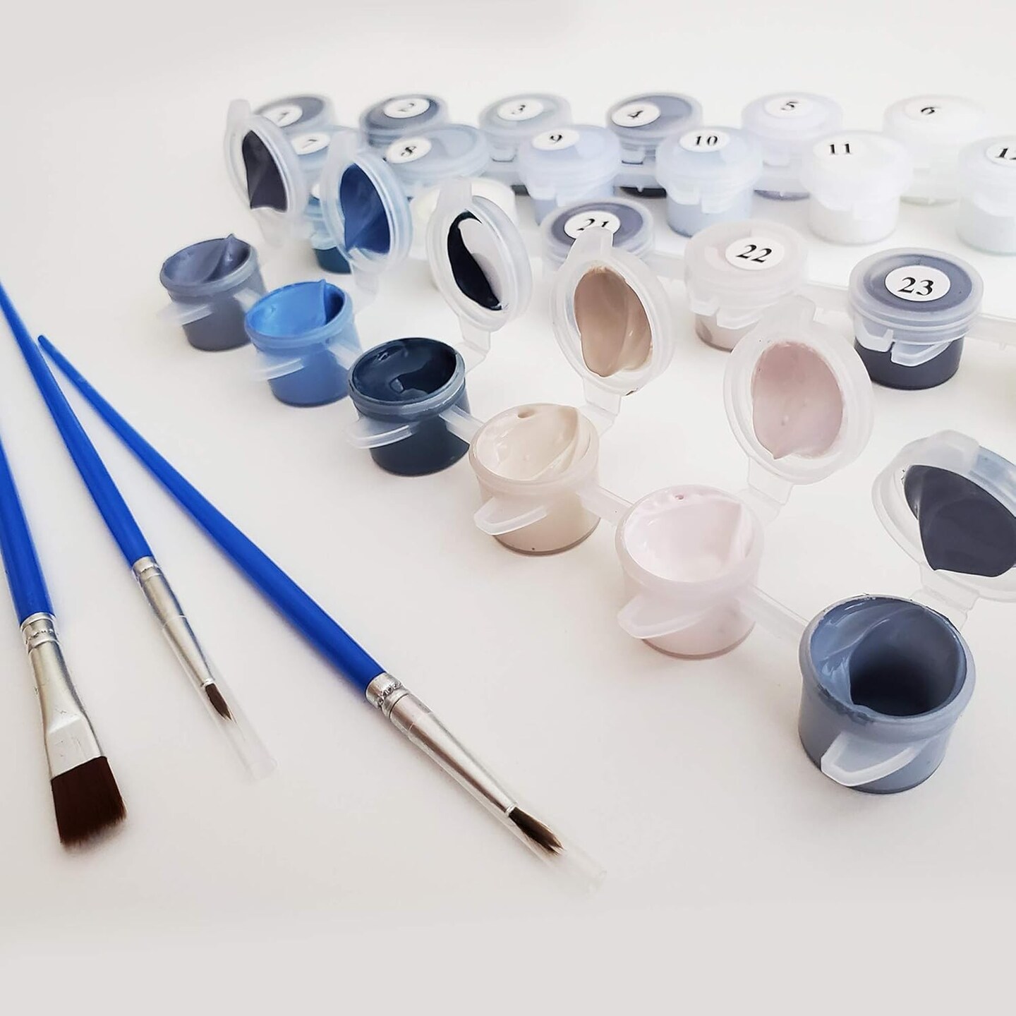 Paint by Numbers Kit for Adults on Canvas with Paintbrushes Color Acrylic DIY Drawing Premium Quality Colorwork Paintwork