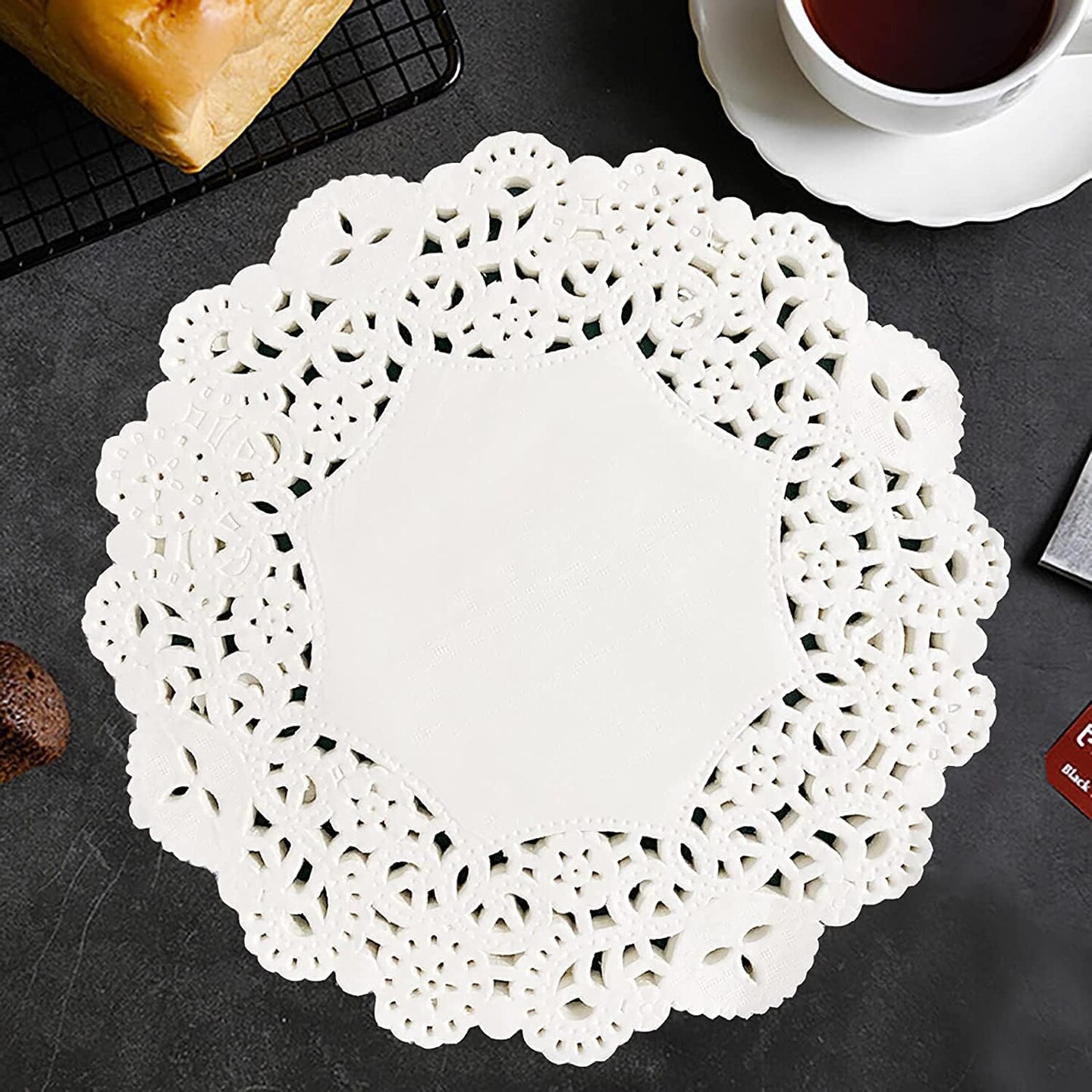 Paper Doilies, Round Lace Doilies Paper, 100Pcs Decorative Paper Placemats