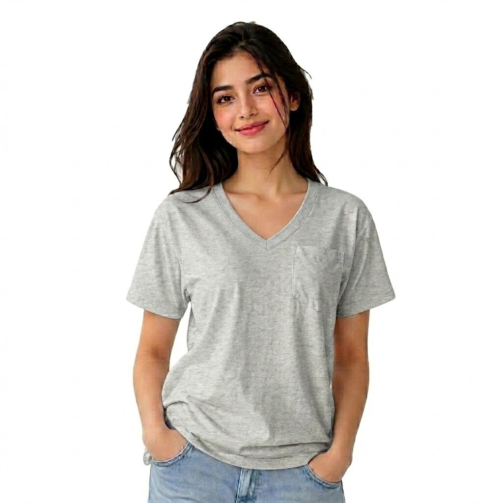 Unisex USA-Made Pocket Crewneck T-Shirt for Work wear & Everyday Utility Wear