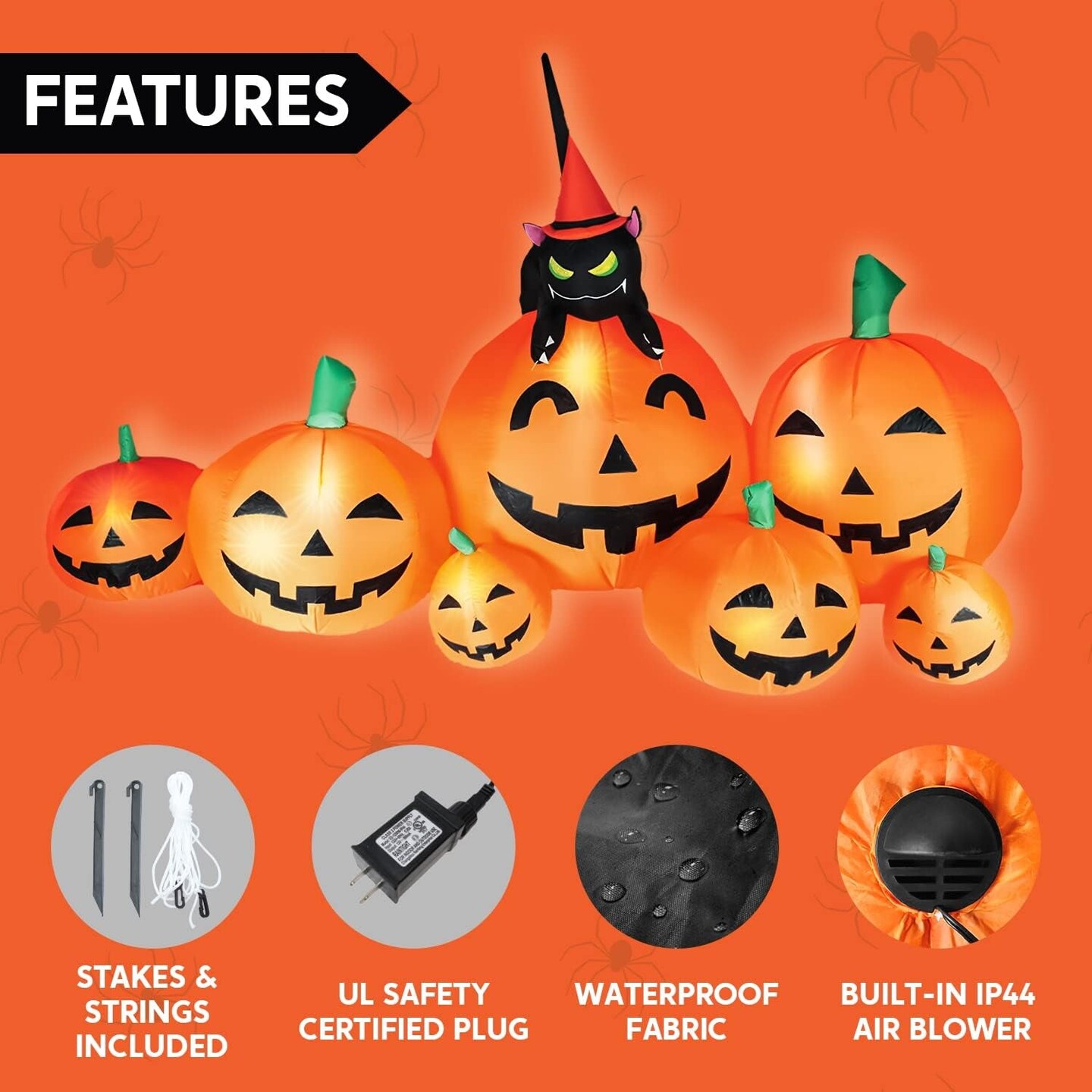 7FT Long Halloween Inflatables
