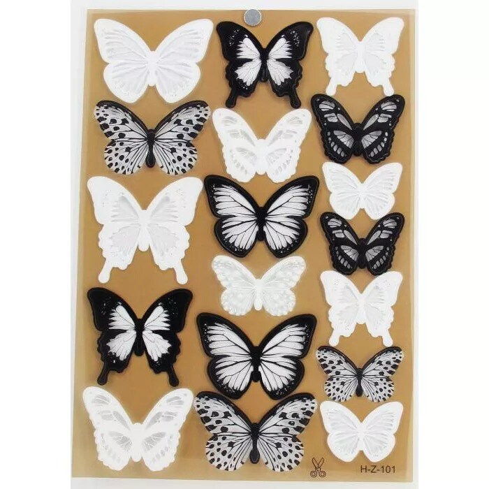 54pcs 3D Butterfly Wall Stickers PVC Children Room Decal Home Decoration Decor