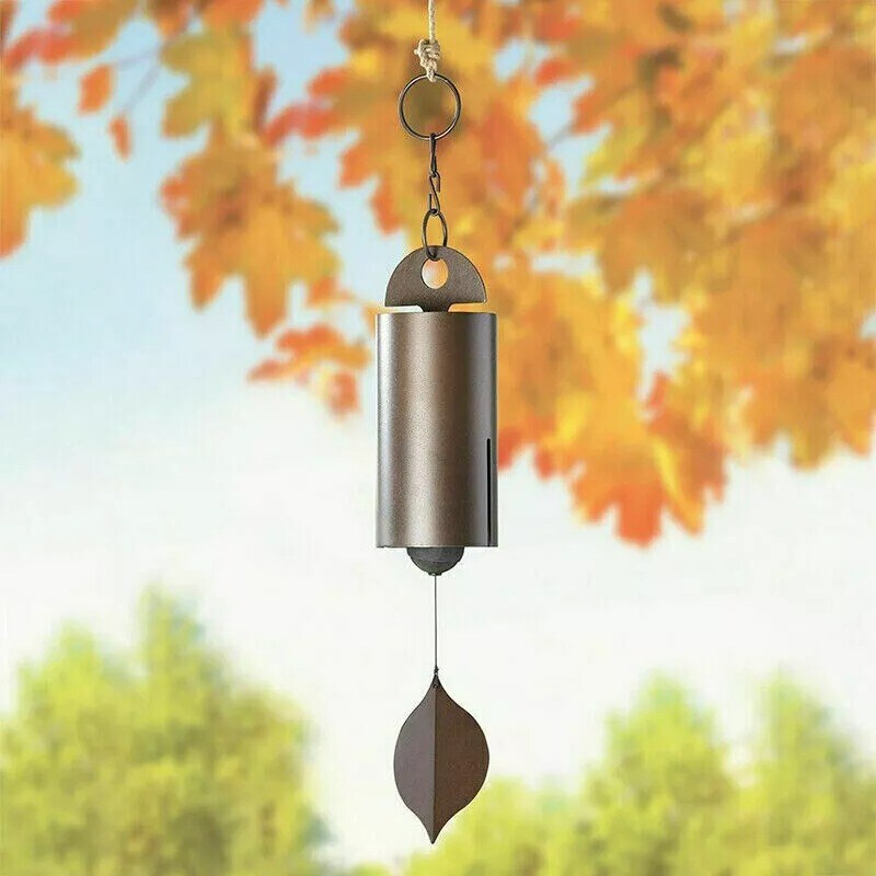 Large Deep Resonance Serenity Metal Bell Heroic Wind Chime Outdoor Home Decor