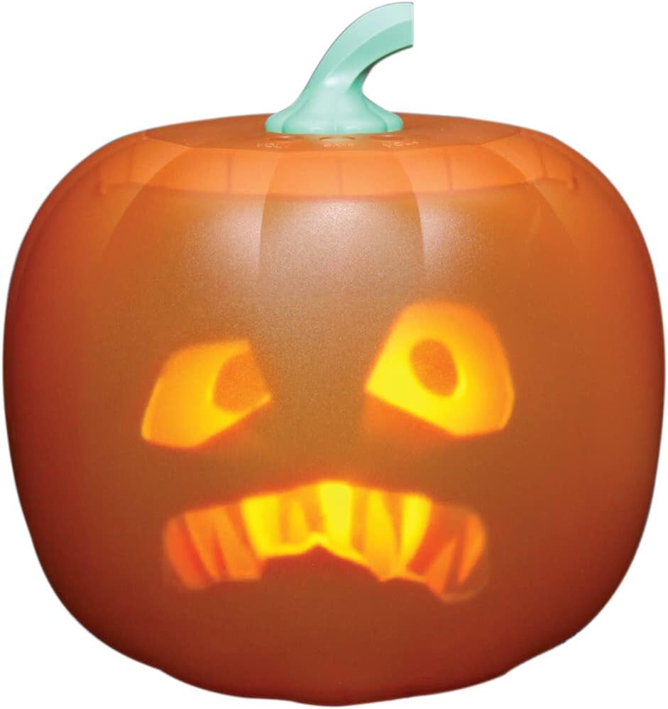 Jabberin' Jack Talking Animated Pumpkin with Built in 10 Inch HD Screen Projector & Speaker Includes 90 Minutes of Content