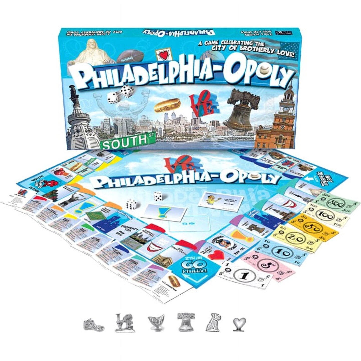 Late for the Sky: Philadelphia-Opoly Monopoly Board Game